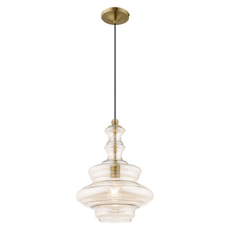 1 Lt Antique Brass Mini Pendant (108|41224-01)