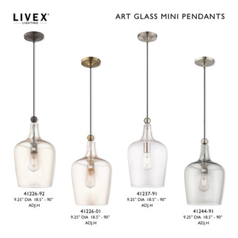 1 Lt Antique Brass Mini Pendant (108|41226-01)