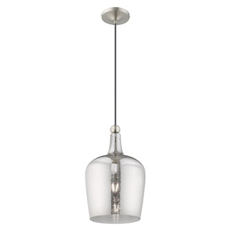 1 Lt Brushed Nickel Mini Pendant (108|41244-91)