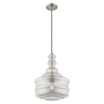 1 Lt Brushed Nickel Mini Pendant (108|41246-91)