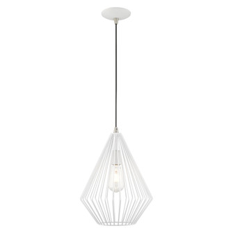 1 Lt White Mini Pendant (108|41325-03)