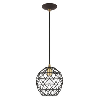 1 Lt Bronze Mini Pendant (108|41326-07)