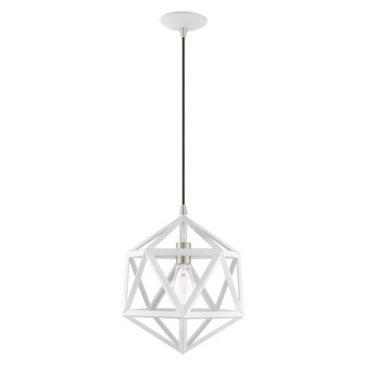 1 Lt White Mini Pendant (108|41328-03)