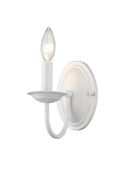 1 Light White Wall Sconce (108|4151-03)