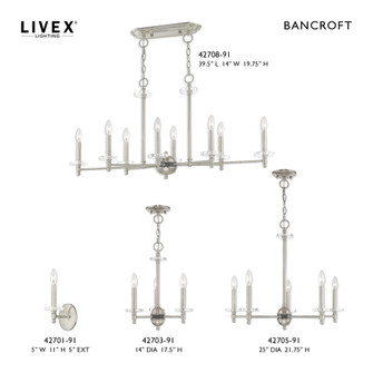 3 Lt Brushed Nickel Mini Chandelier (108|42703-91)