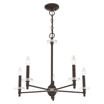 5 Lt Bronze Chandelier (108|42705-07)