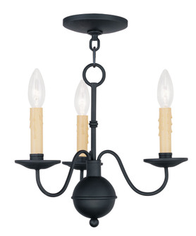 3 Light Black Mini Chandelier (108|4493-04)