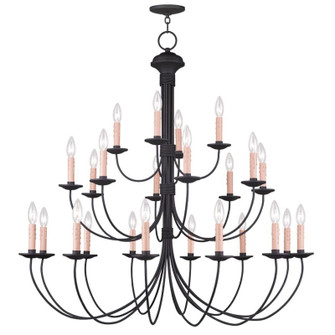 24 Light Black Chandelier (108|4537-04)