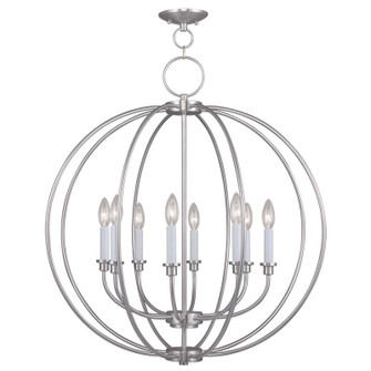 8 Light Brushed Nickel Chandelier (108|4668-91)