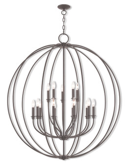 15 Light Bronze Foyer Chandelier (108|46690-07)