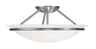 3 Light Brushed Nickel Ceiling Mount (108|4824-91)