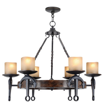 6 Light Olde Bronze Chandelier (108|4866-67)
