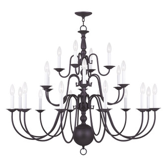 22 Light Bronze Chandelier (108|5015-07)