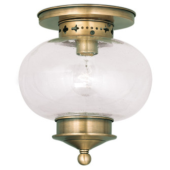 1 Light Antique Brass Ceiling Mount (108|5036-01)