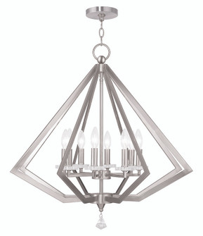 8 Light Brushed Nickel Chandelier (108|50668-91)