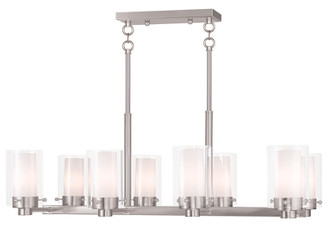 8 Light Brushed Nickel Chandelier (108|50678-91)
