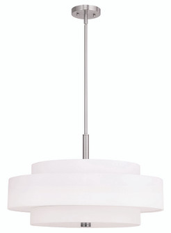 5 Light Brushed Nickel Pendant (108|50875-91)