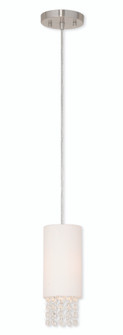 1 Light Brushed Nickel Mini Pendant (108|51031-91)