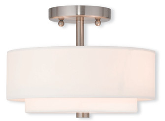 2 Light Brushed Nickel Ceiling Mount (108|51042-91)