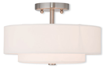 2 Light Brushed Nickel Ceiling Mount (108|51043-91)