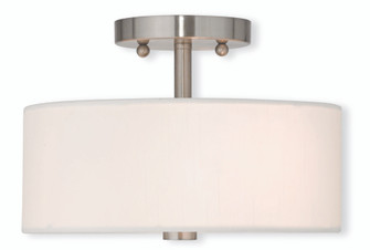 2 Light Brushed Nickel Ceiling Mount (108|51052-91)