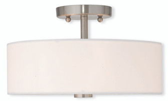 2 Light Brushed Nickel Ceiling Mount (108|51053-91)