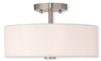 2 Light Brushed Nickel Ceiling Mount (108|51053-91)