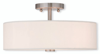 3 Light Brushed Nickel Ceiling Mount (108|51054-91)