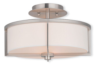 2 Light Brushed Nickel Ceiling Mount (108|51073-91)