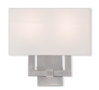 2 Light Brushed Nickel Wall Sconce (108|51103-91)