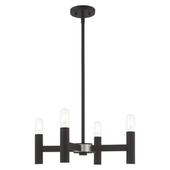 4 Lt Black Mini Chandelier (108|51134-04)