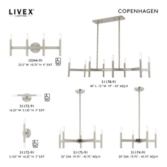 2 Lt Brushed Nickel ADA Wall Sconce (108|51172-91)