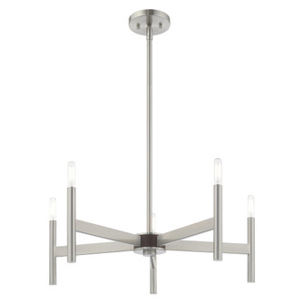 5 Lt Brushed Nickel Chandelier (108|51175-91)