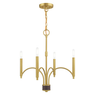 4 Lt Satin Brass Mini Chandelier (108|51334-12)