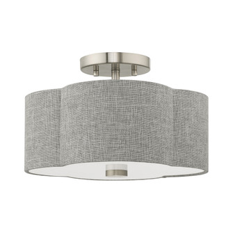 2 Lt Brushed Nickel Ceiling Mount (108|51362-91)