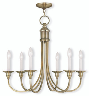 6 Light Antique Brass Chandelier (108|5146-01)