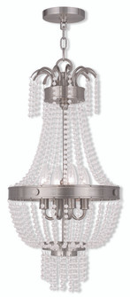 4 Light Brushed Nickel Mini Pendant (108|51854-91)