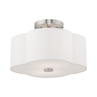 2 Lt Brushed Nickel Ceiling Mount (108|52152-91)