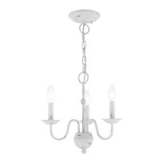 3 Lt Antique White Mini Chandelier (108|52163-60)