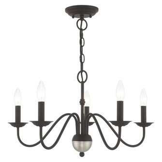 5 Lt Black Chandelier (108|52165-04)