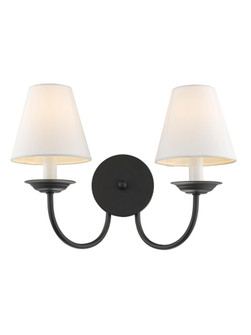 2 Light Black Wall Sconce (108|5272-04)