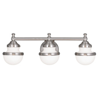 3 Light Brushed Nickel Bath Light (108|5713-91)