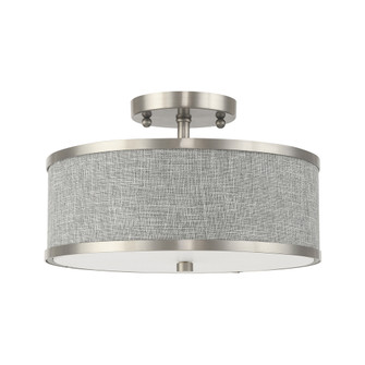 2 Lt Brushed Nickel Ceiling Mount (108|60422-91)