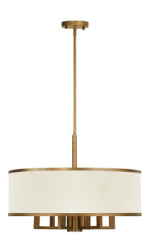 7 Light Antique Gold Leaf Chandelier (108|62614-48)