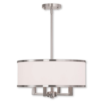4 Light Brushed Nickel Chandelier (108|62615-91)
