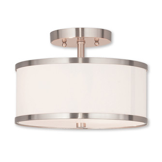2 Light Brushed Nickel Ceiling Mount (108|62626-91)