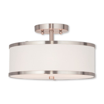 2 Light Brushed Nickel Ceiling Mount (108|62627-91)