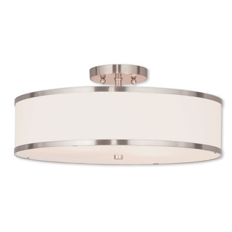 3 Light Brushed Nickel Ceiling Mount (108|62629-91)