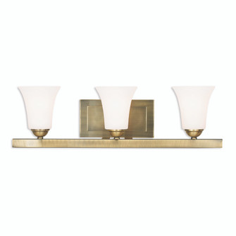 3 Light Antique Brass Bath Vanity (108|6493-01)