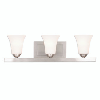 3 Light Brushed Nickel Bath Vanity (108|6493-91)